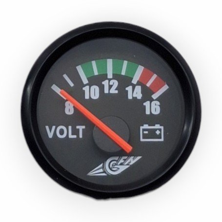 Voltímetro Negro
