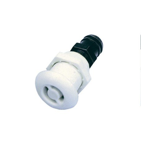 Respiradero Tanque Combustible - Recto Blanco Conex. 16mm