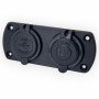 Panel de Alimentación 12V con USB Doble – 106mm x 43mm