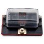 Caja de Fusibles de 4 Circuitos con Led