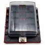 Caja de Fusibles de 10 Circuitos con Led