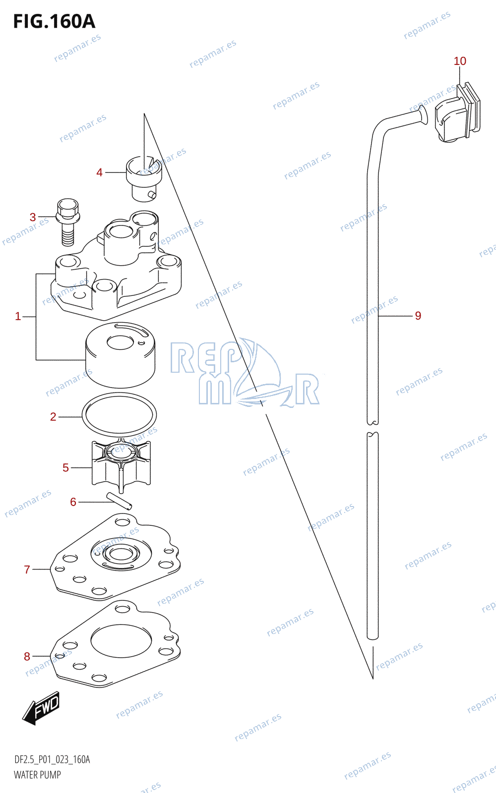 160A - WATER PUMP