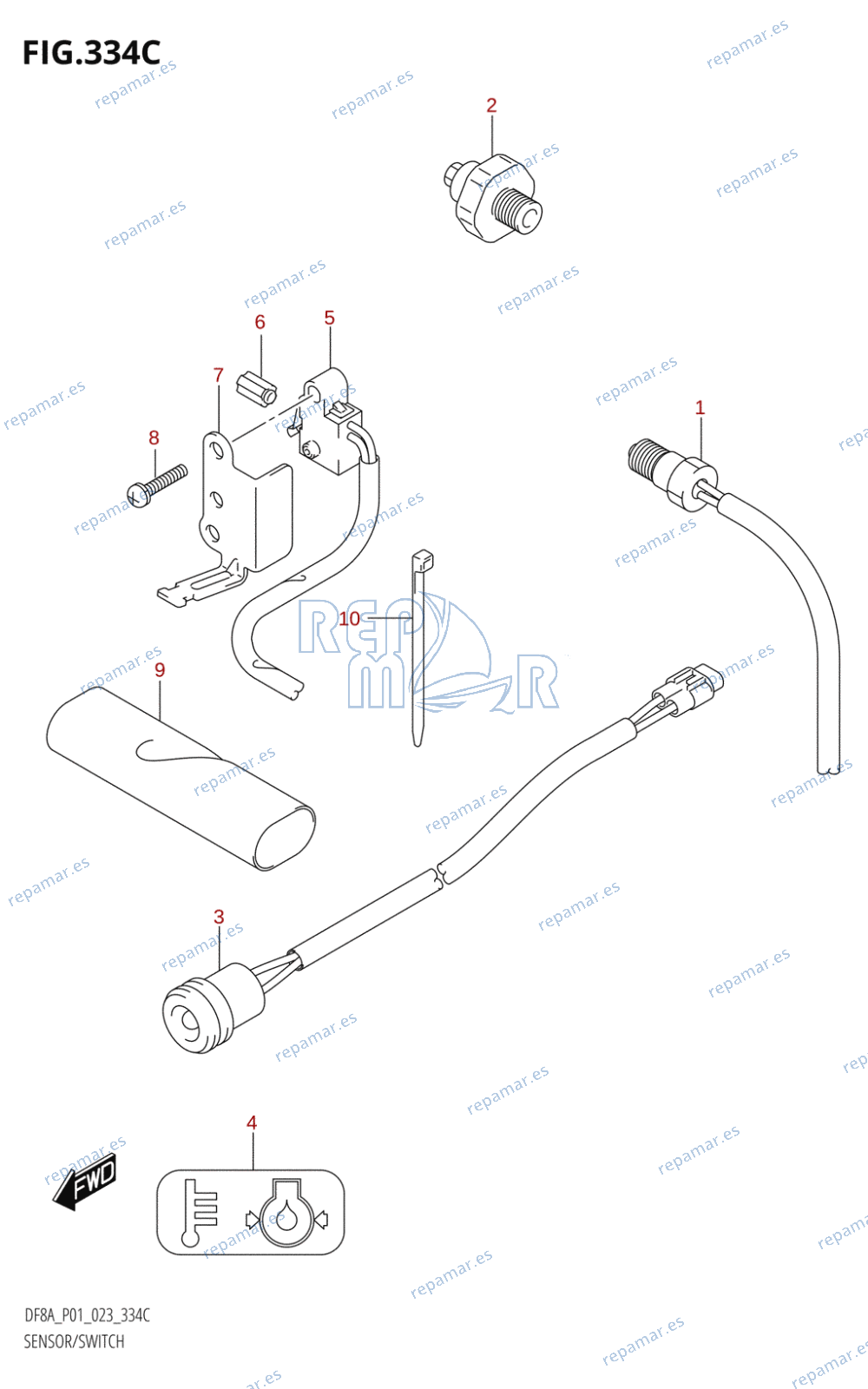 334C - SENSOR / SWITCH (DF8AR)