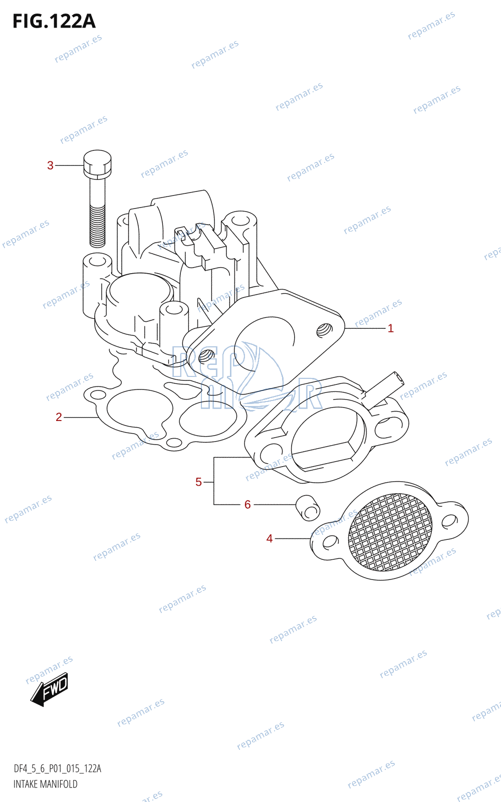 122A - INTAKE MANIFOLD (DF4:P01)