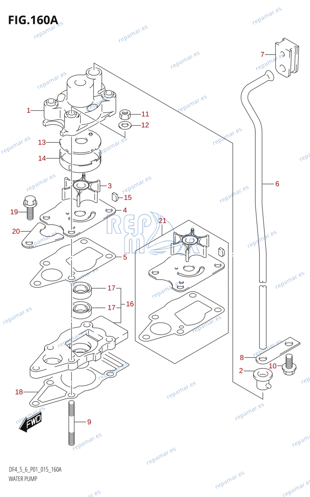 160A - WATER PUMP