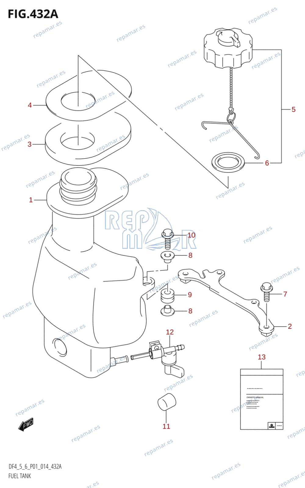 432A - FUEL TANK (DF4:P01)