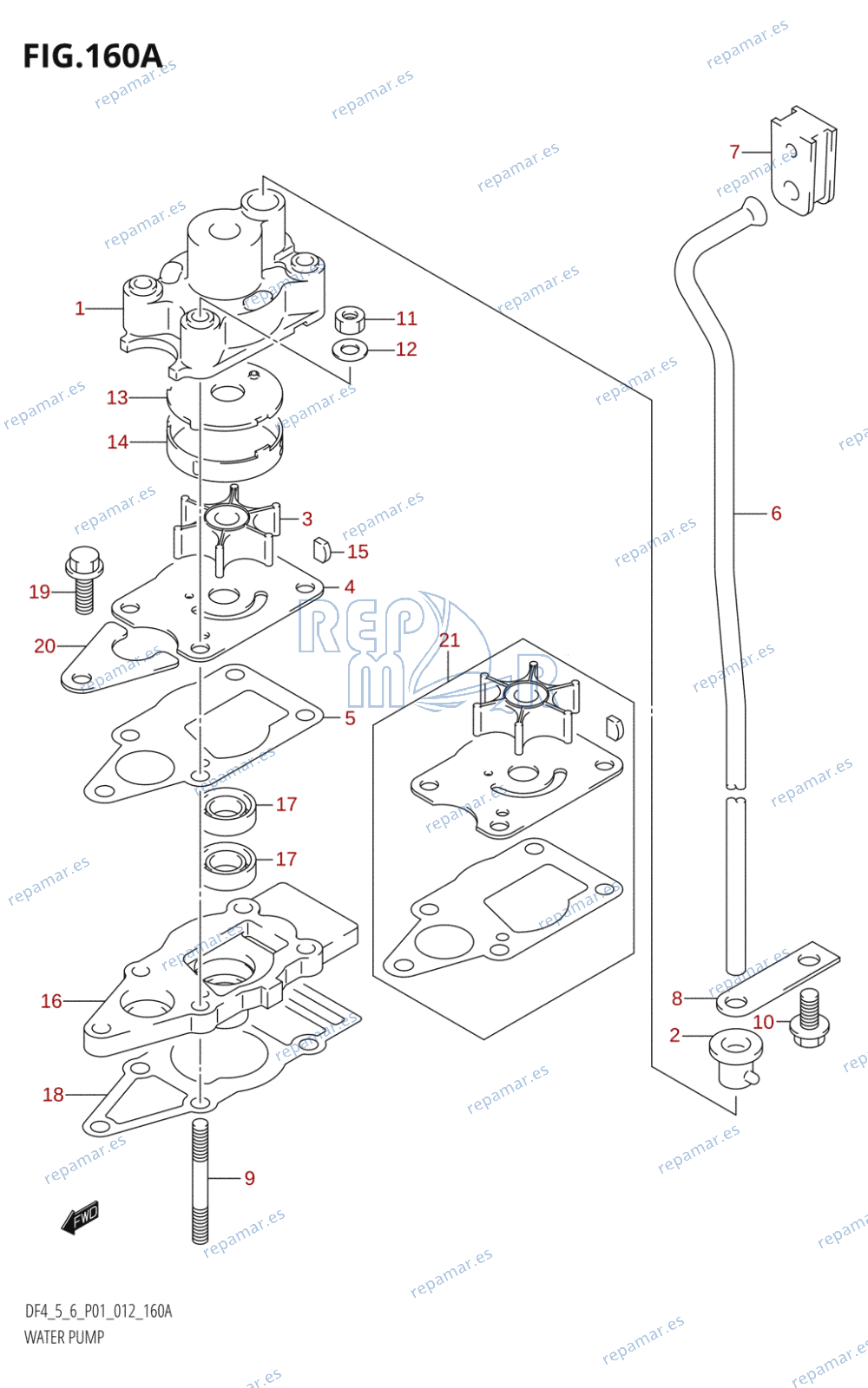 160A - WATER PUMP