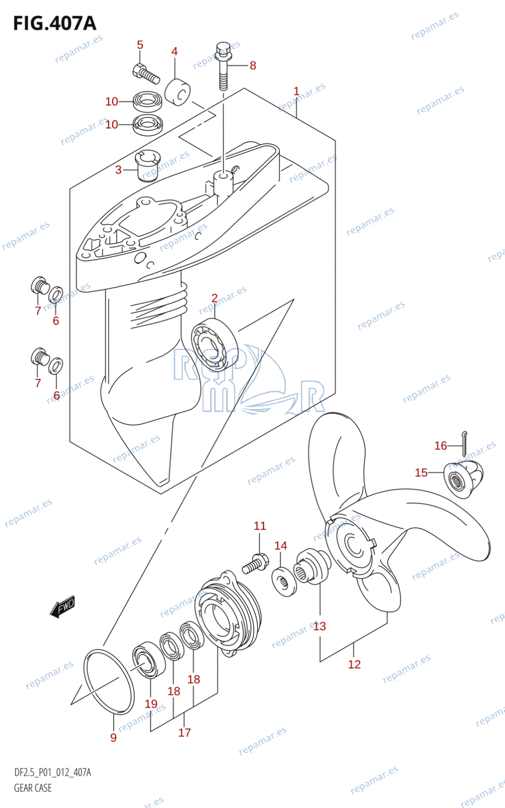 407A - GEAR CASE
