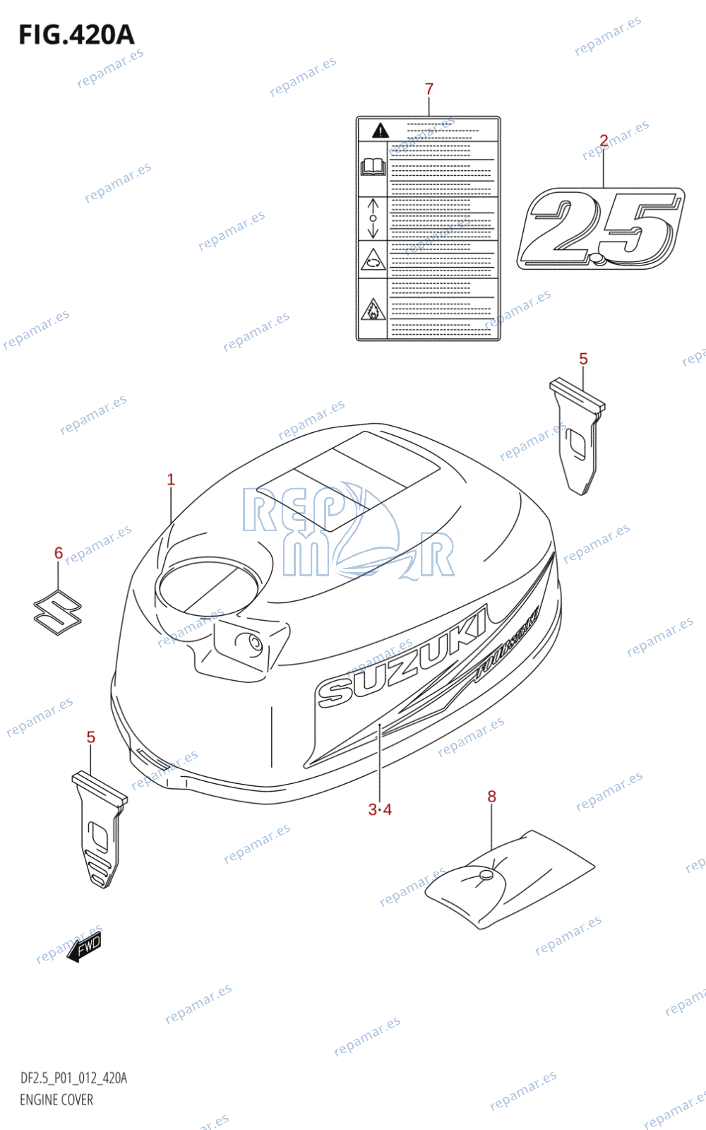 420A - ENGINE COVER