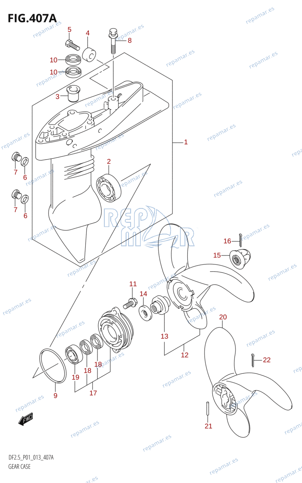 407A - GEAR CASE