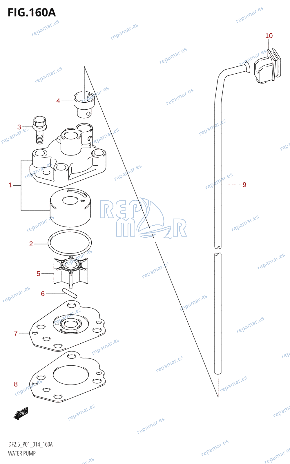 160A - WATER PUMP