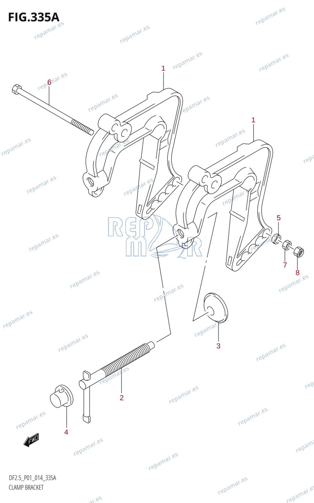335A - CLAMP BRACKET