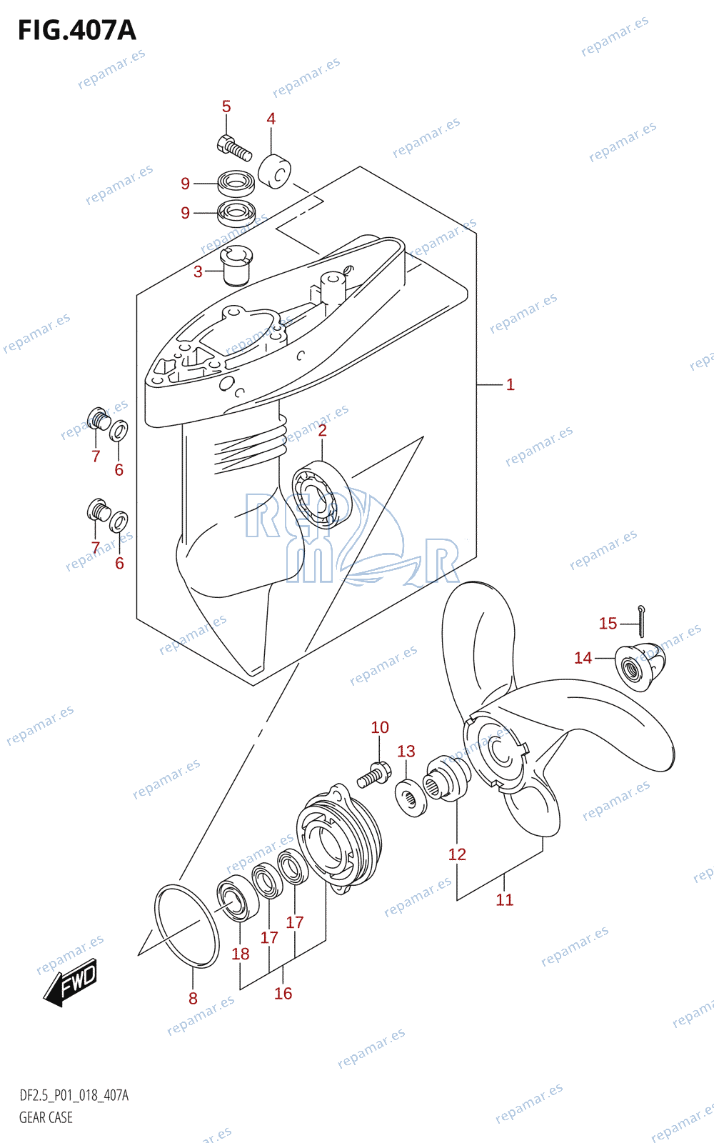 407A - GEAR CASE