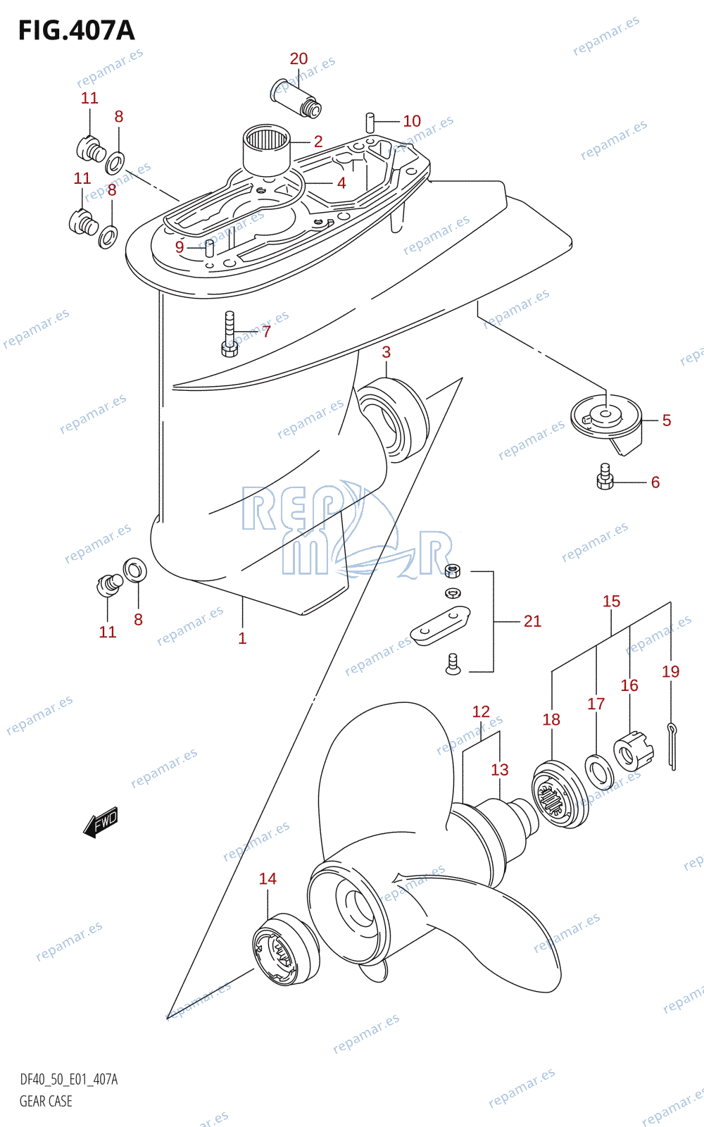 407A - GEAR CASE