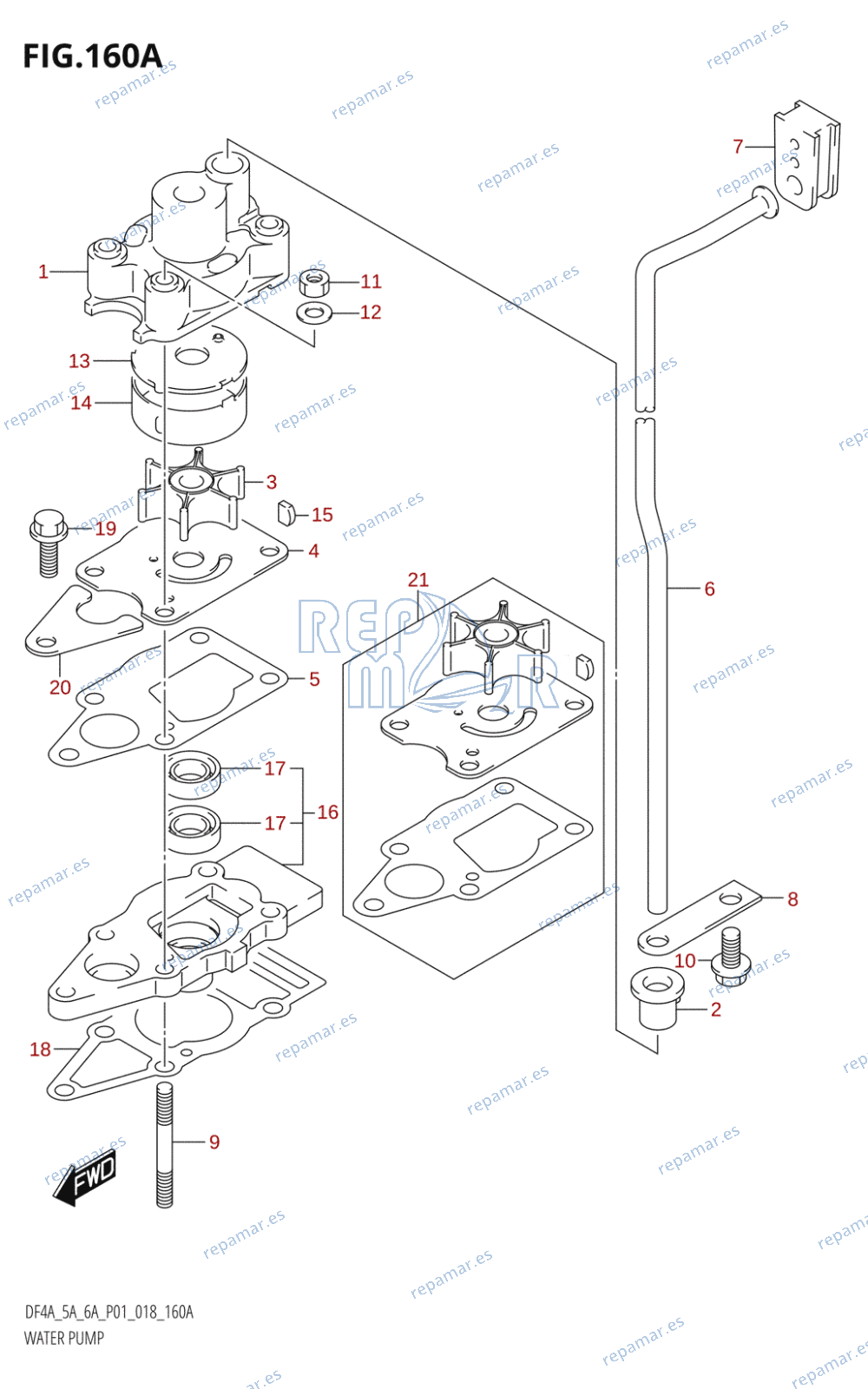 160A - WATER PUMP