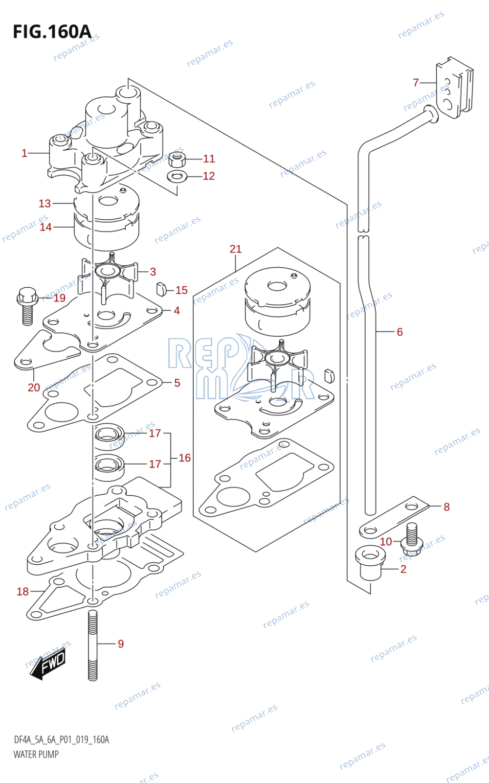 160A - WATER PUMP