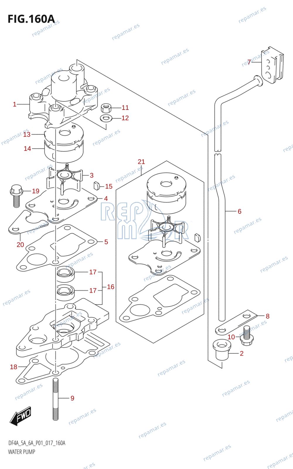 160A - WATER PUMP