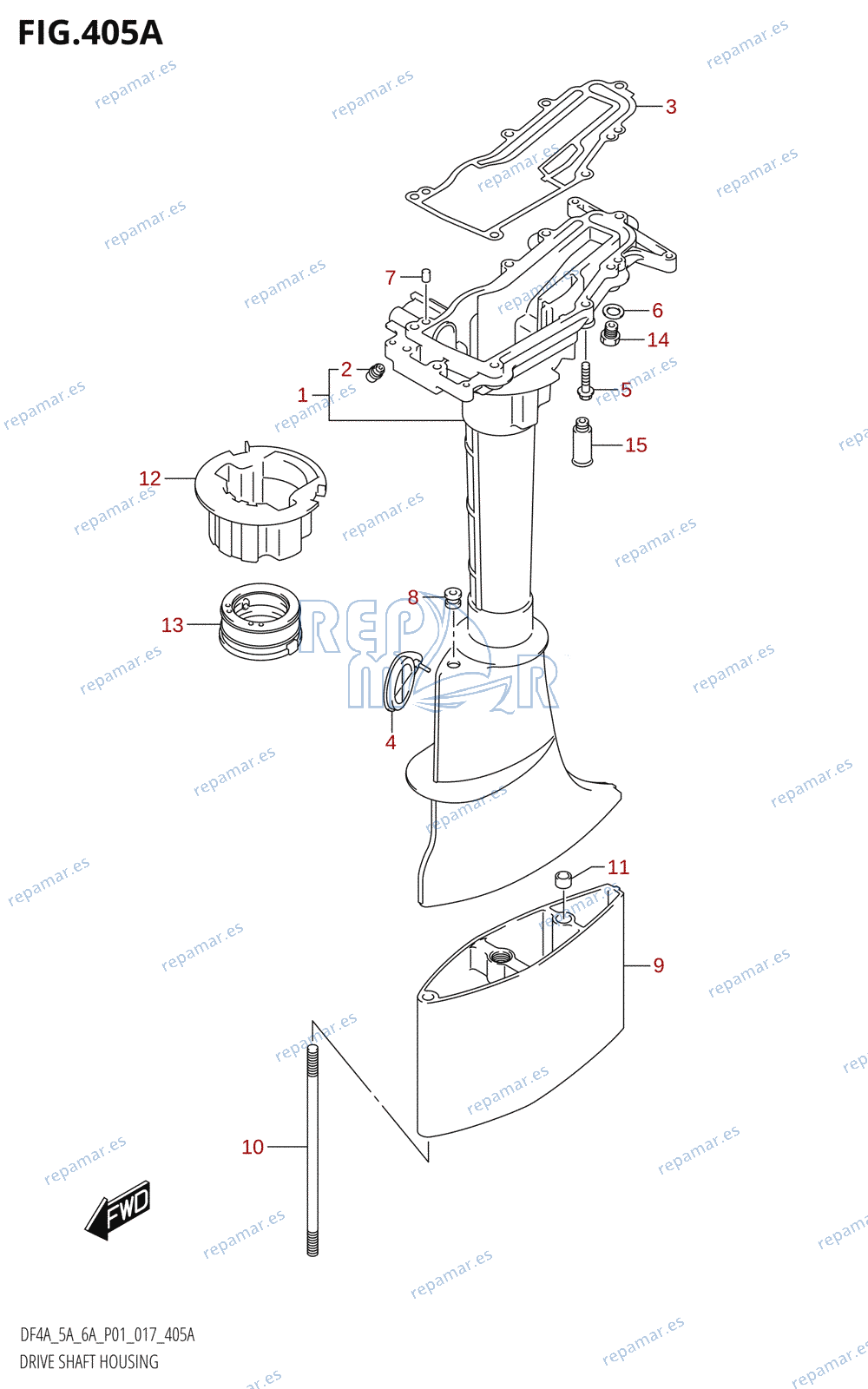 405A - DRIVE SHAFT HOUSING
