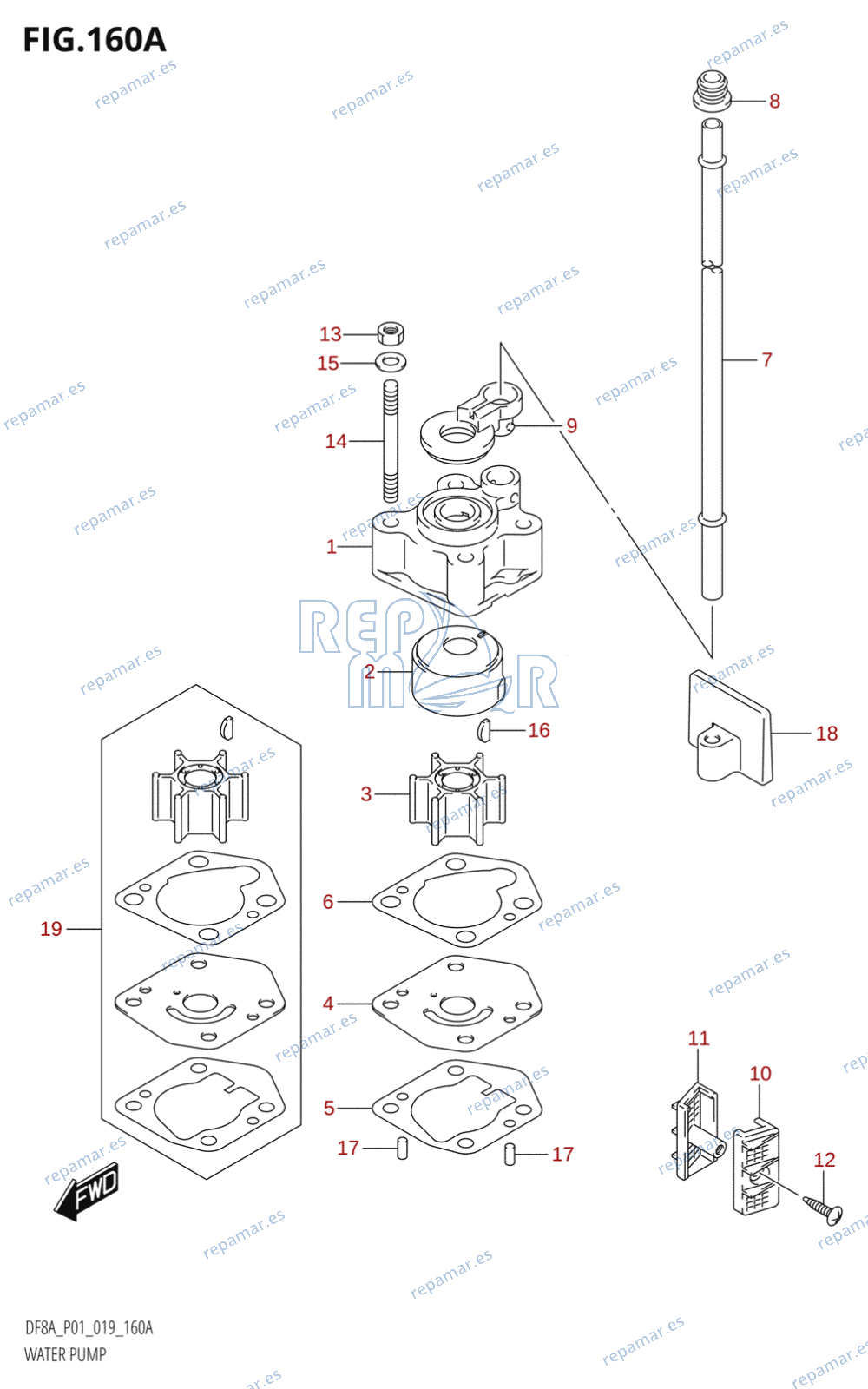 160A - WATER PUMP