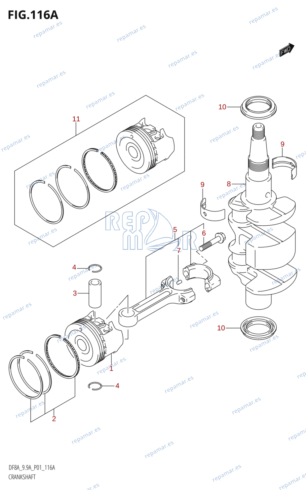 116A - CRANKSHAFT
