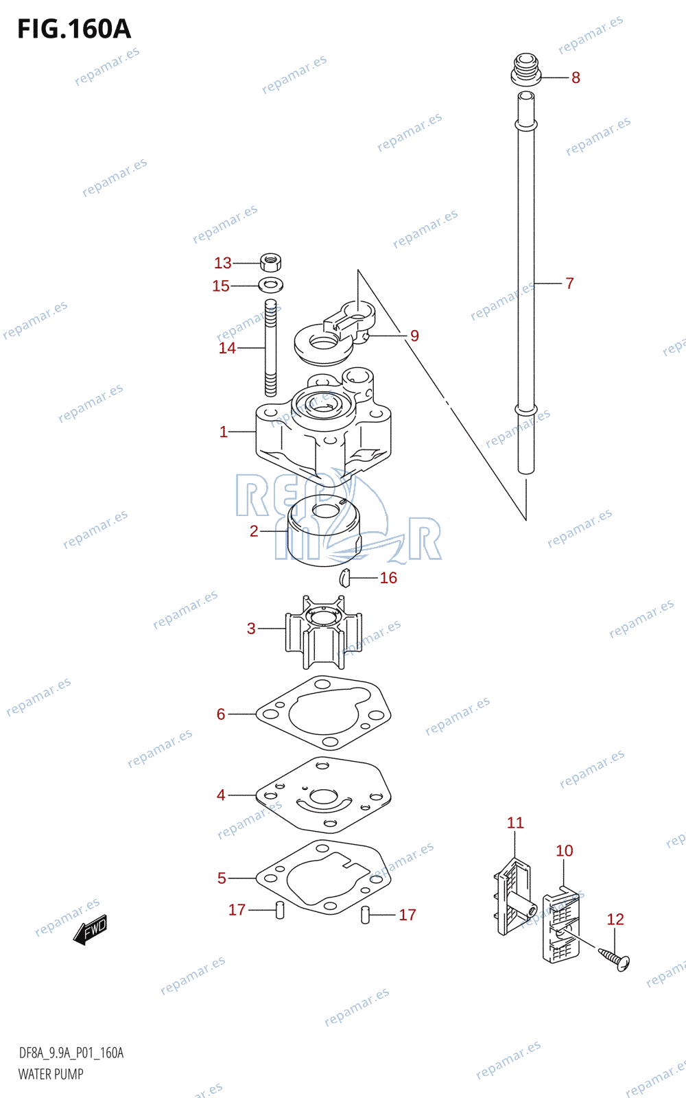 160A - WATER PUMP