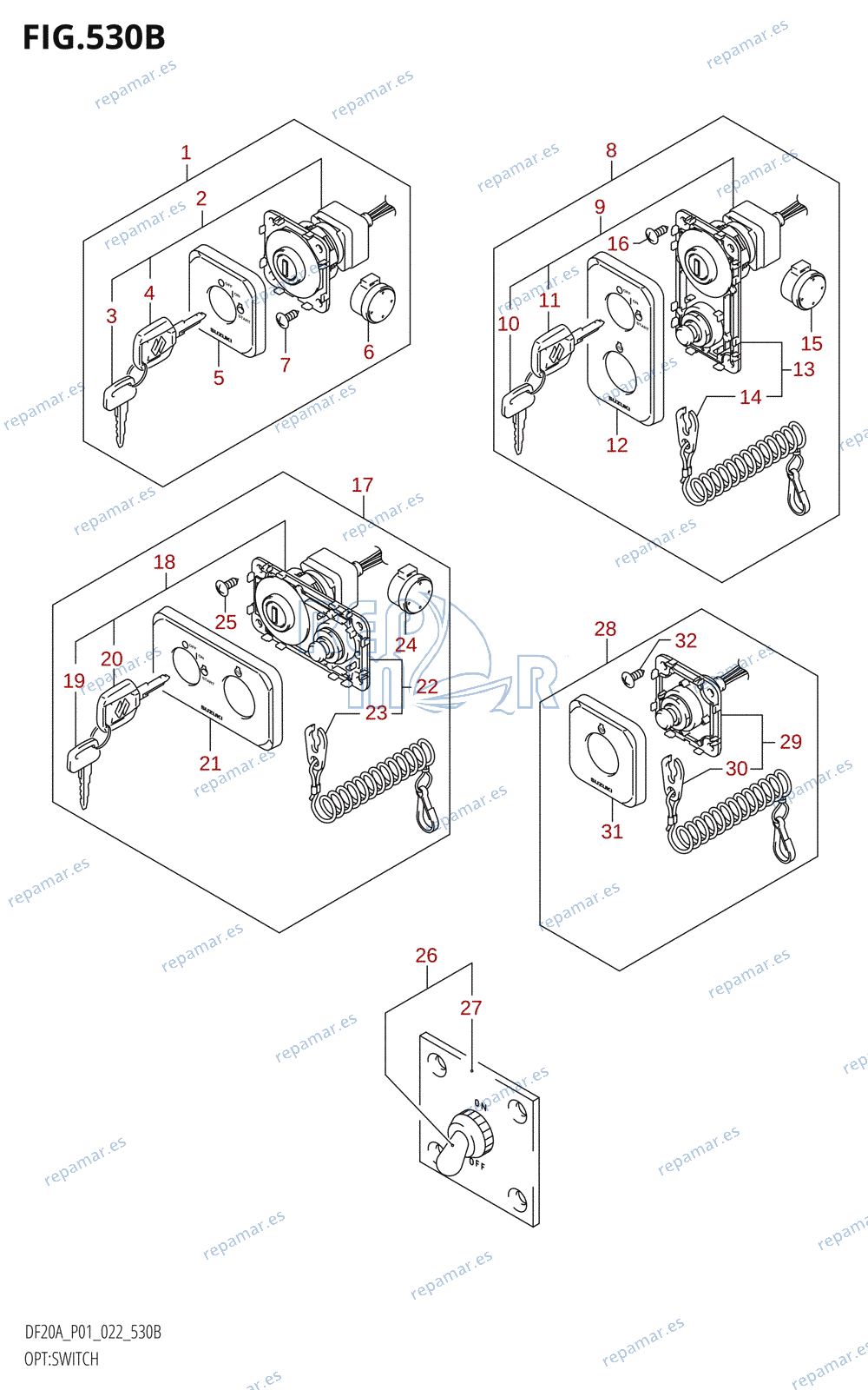 530B - OPT:SWITCH ((DF9.9B,DF9.9BR,DF9.9BT,DF15A,DF15AR,DF15AT,DF20A,DF20AR,DF20AT):022)