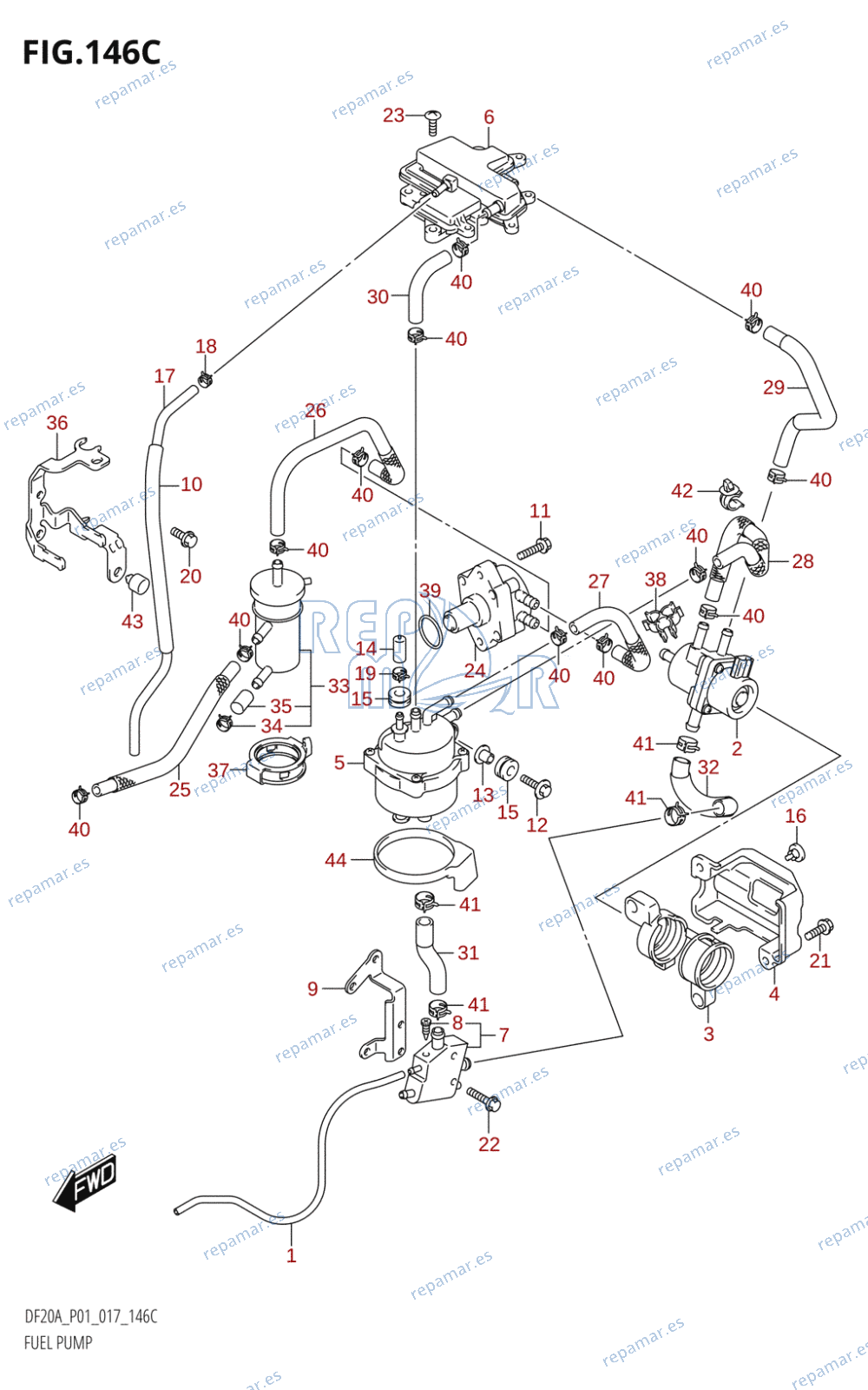 146C - FUEL PUMP (DF9.9BT:P01)