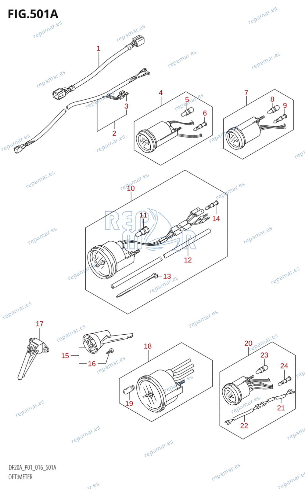 501A - OPT:METER (DF9.9BR:P01)