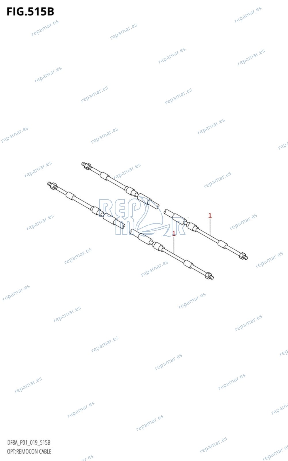 515B - OPT:REMOCON CABLE (DF8AR,DF9.9AR)