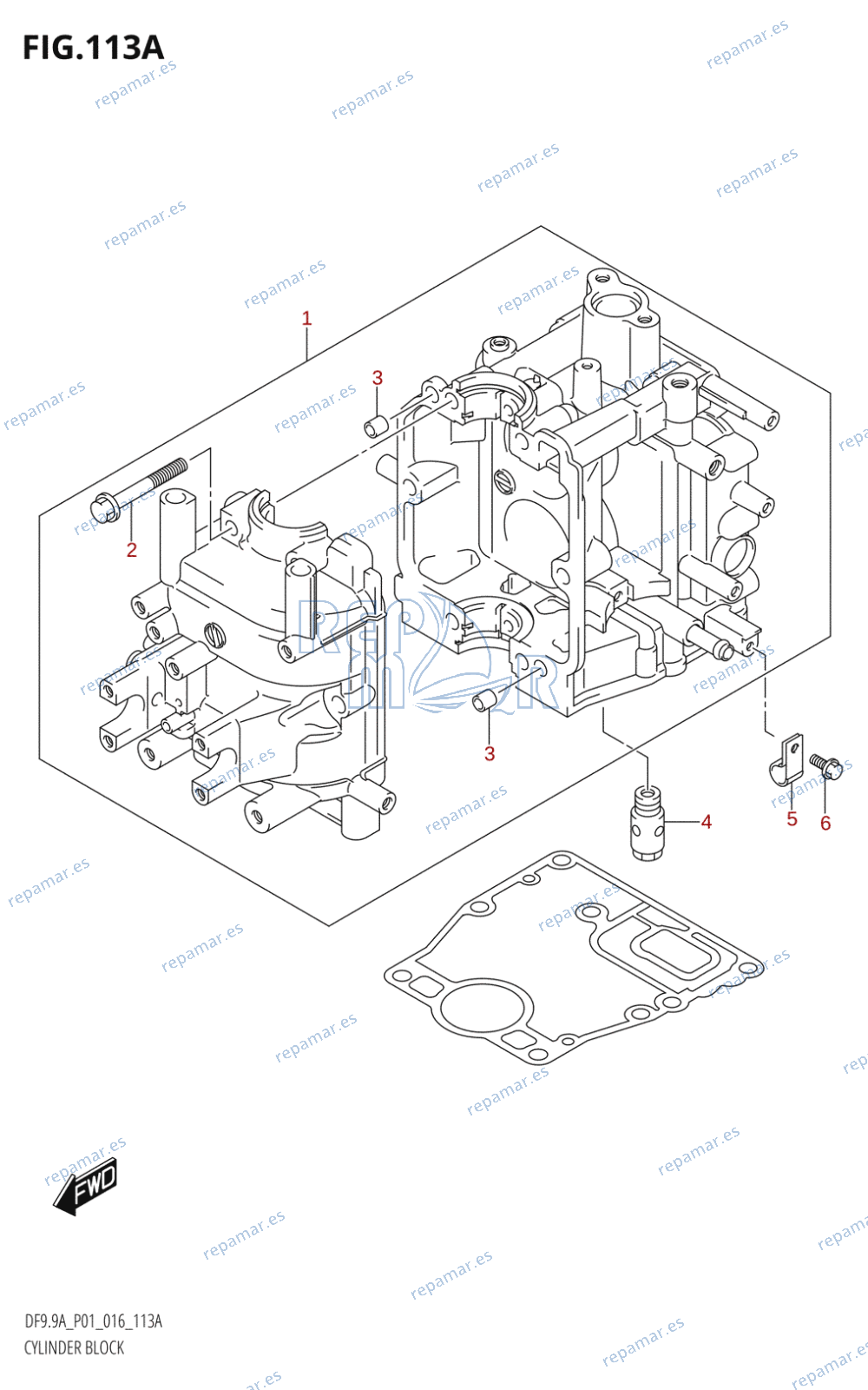 113A - CYLINDER BLOCK