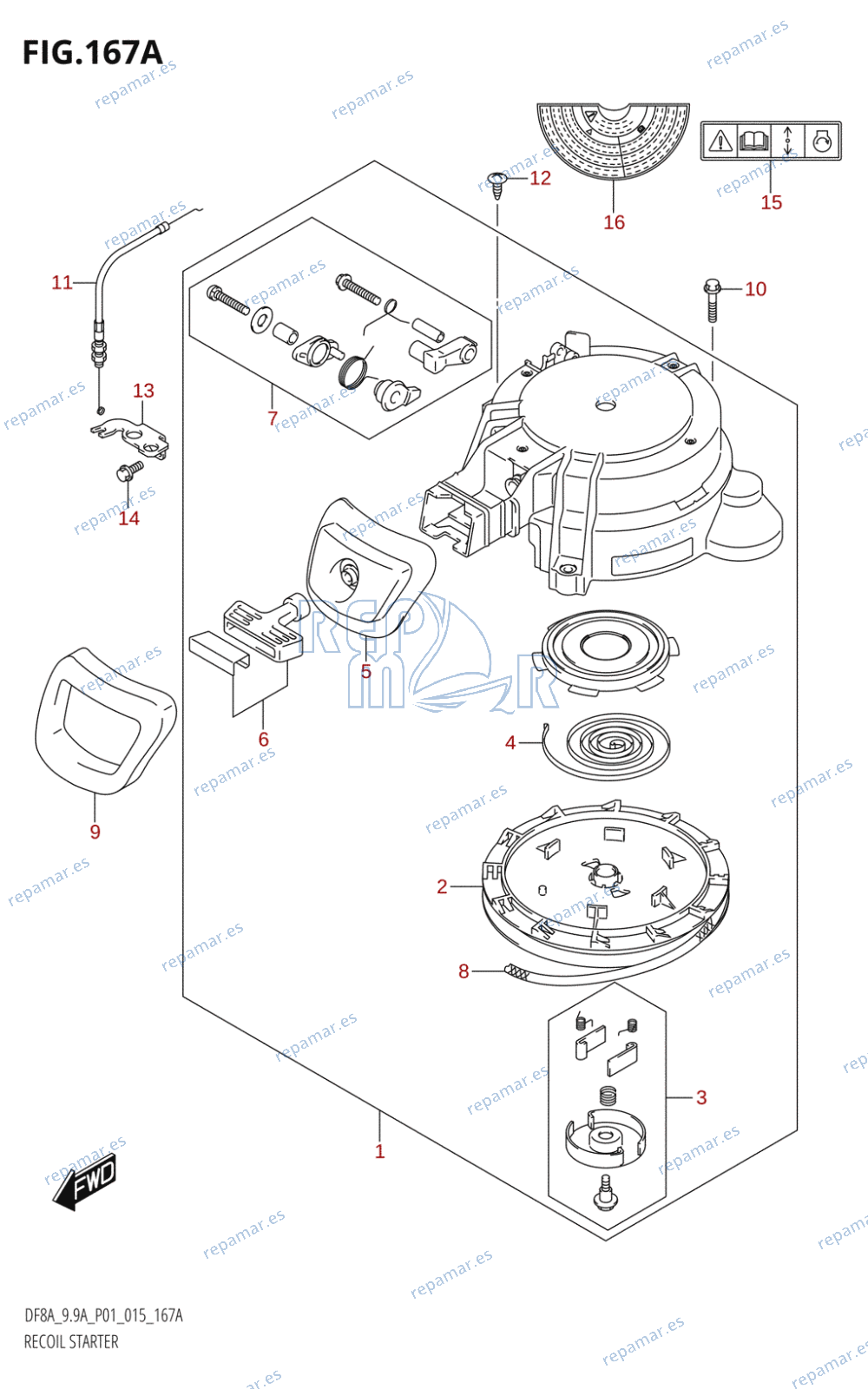 167A - RECOIL STARTER