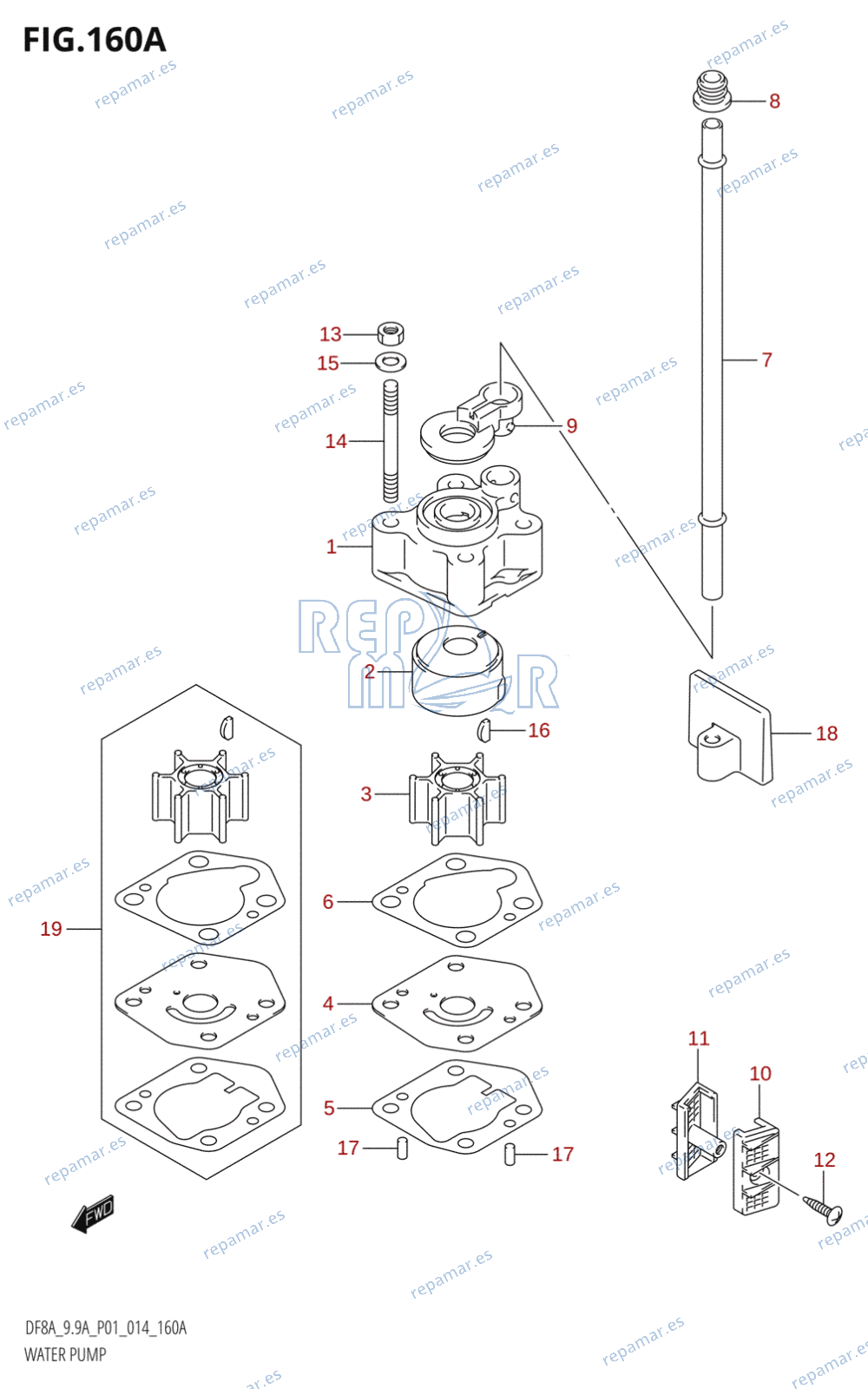 160A - WATER PUMP