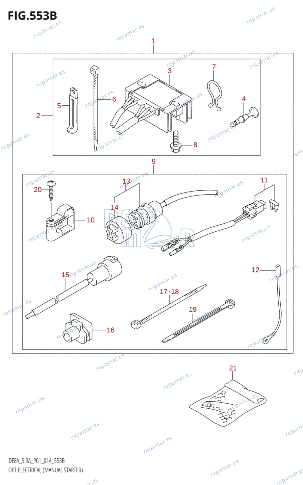553B - OPT:ELECTRICAL (MANUAL STARTER) (M-STARTER:DF9.9A:P01)