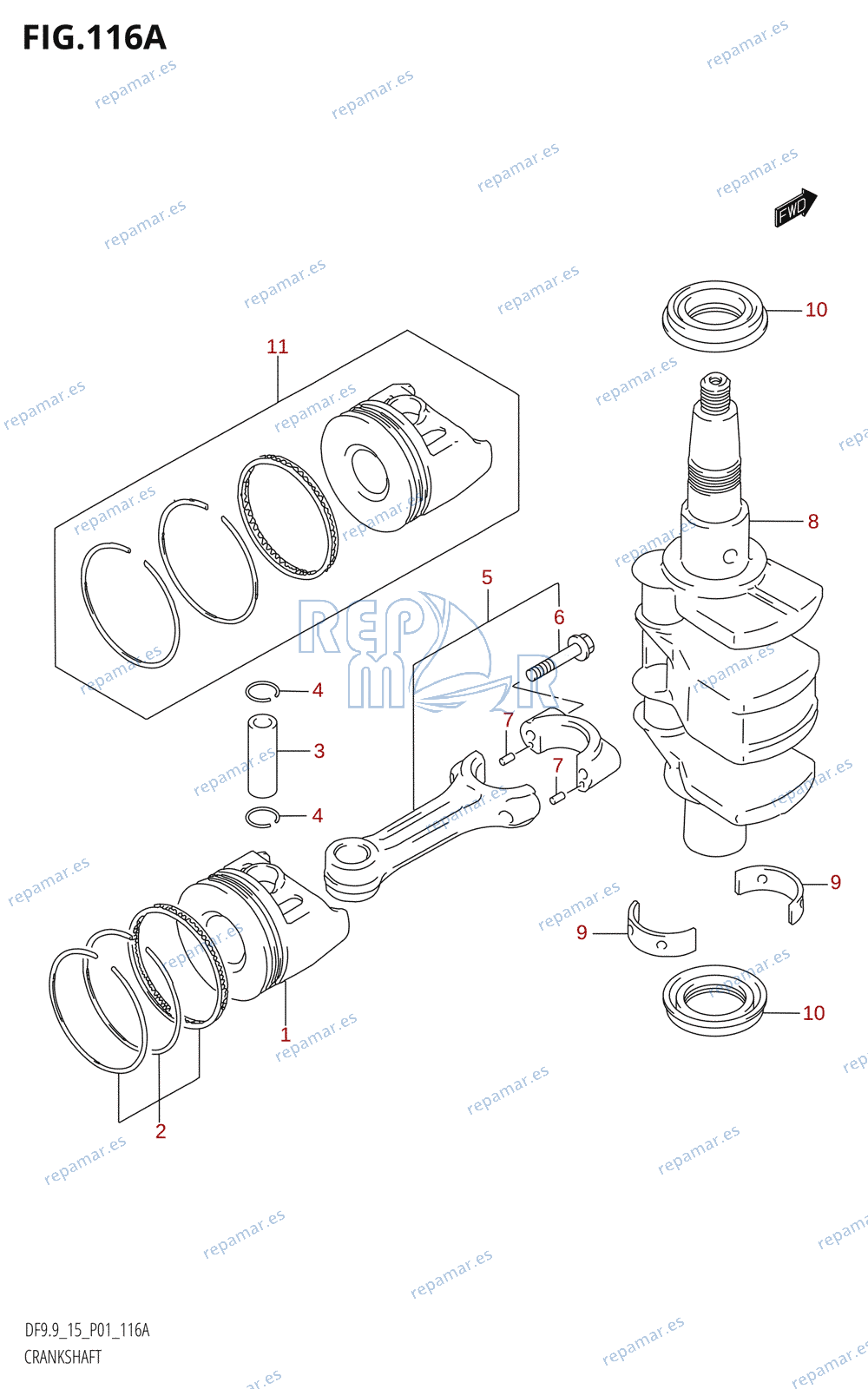 116A - CRANKSHAFT