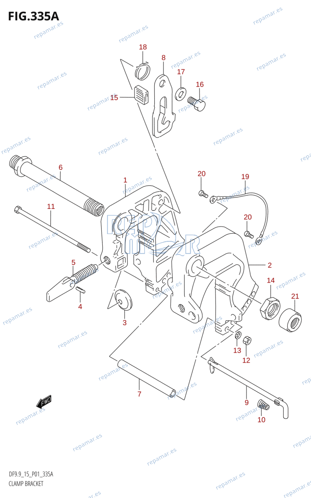 335A - CLAMP BRACKET (K4)