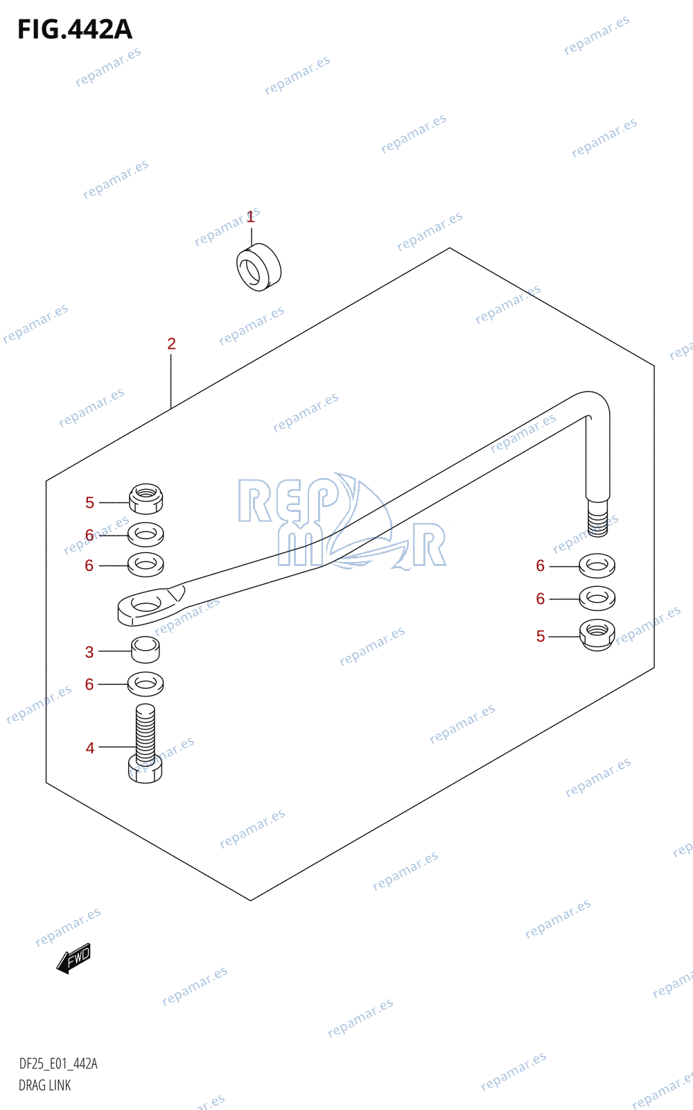 442A - DRAG LINK (DF20R,DF25R)