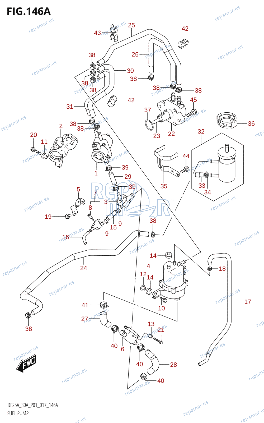 146A - FUEL PUMP (DF25A:P01)