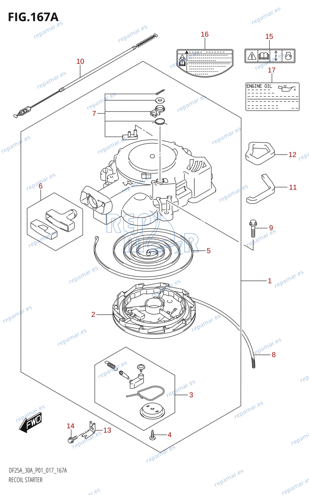 167A - RECOIL STARTER