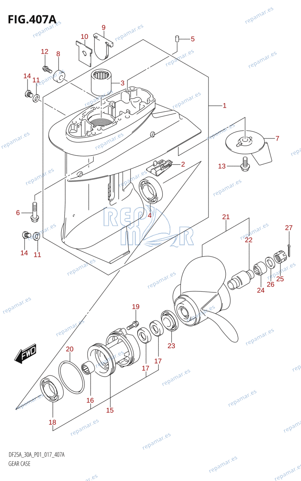 407A - GEAR CASE
