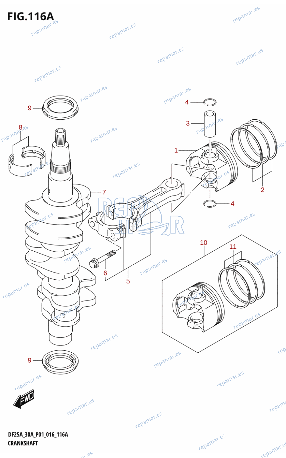 116A - CRANKSHAFT