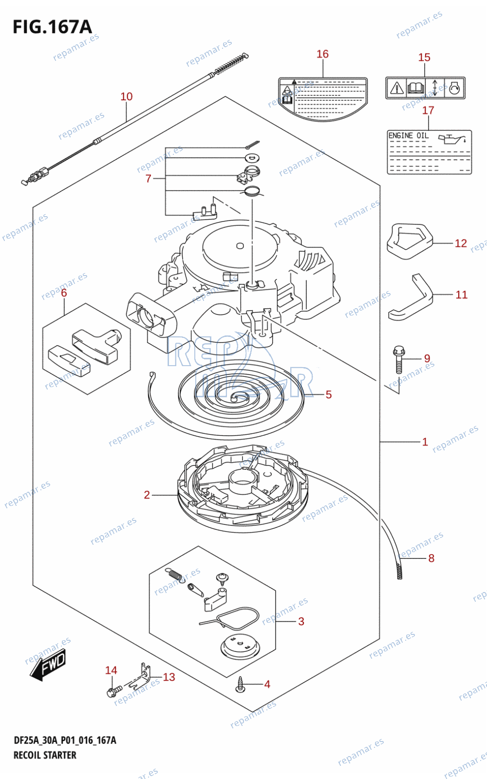 167A - RECOIL STARTER