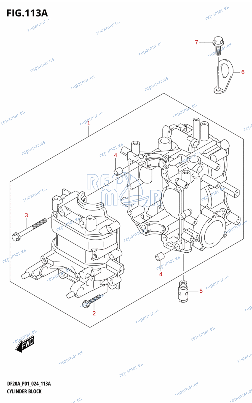 113A - CYLINDER BLOCK