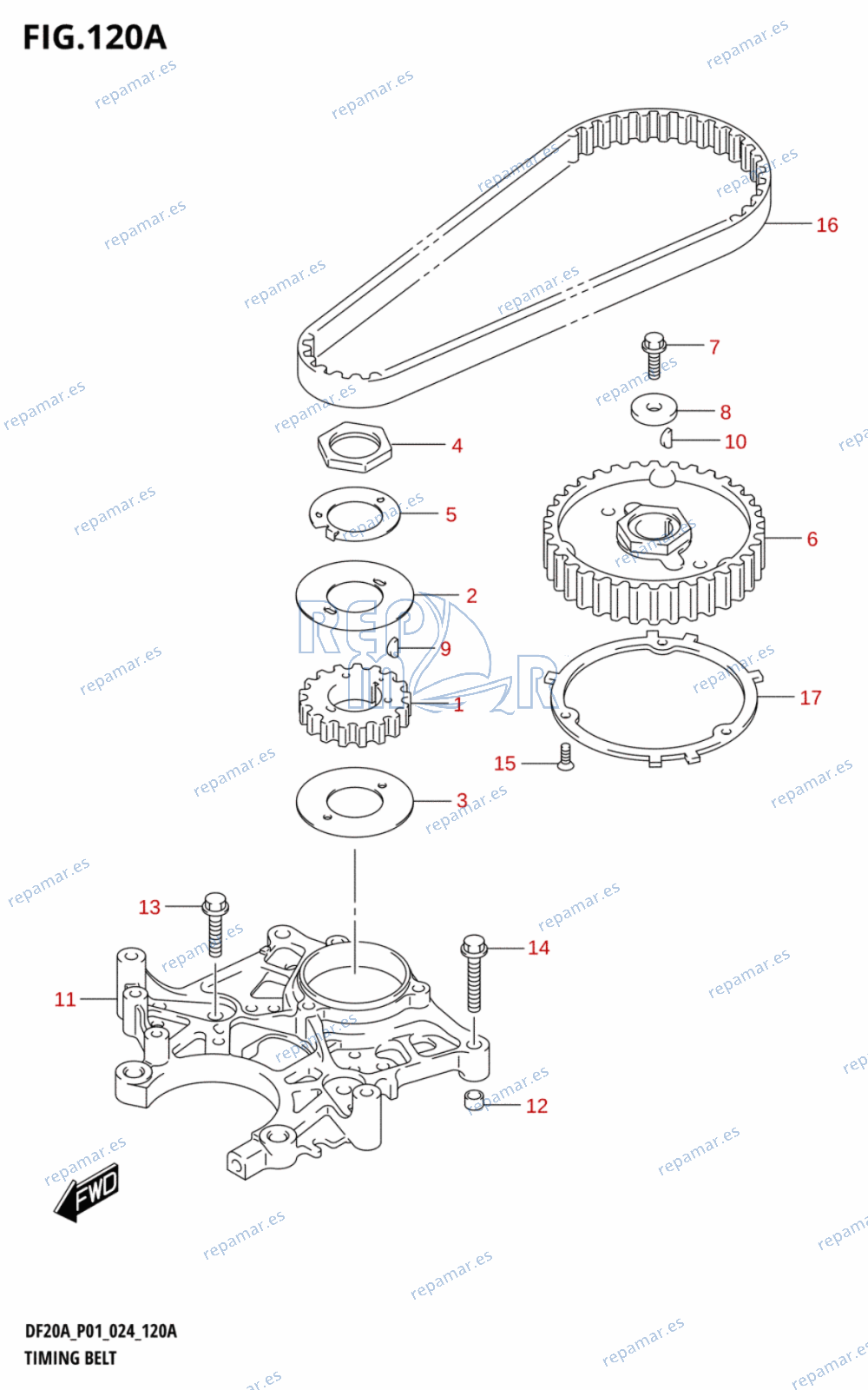 120A - TIMING BELT