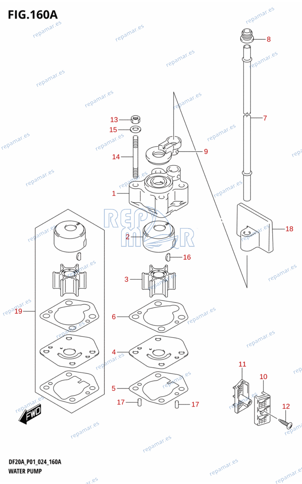 160A - WATER PUMP (P01)
