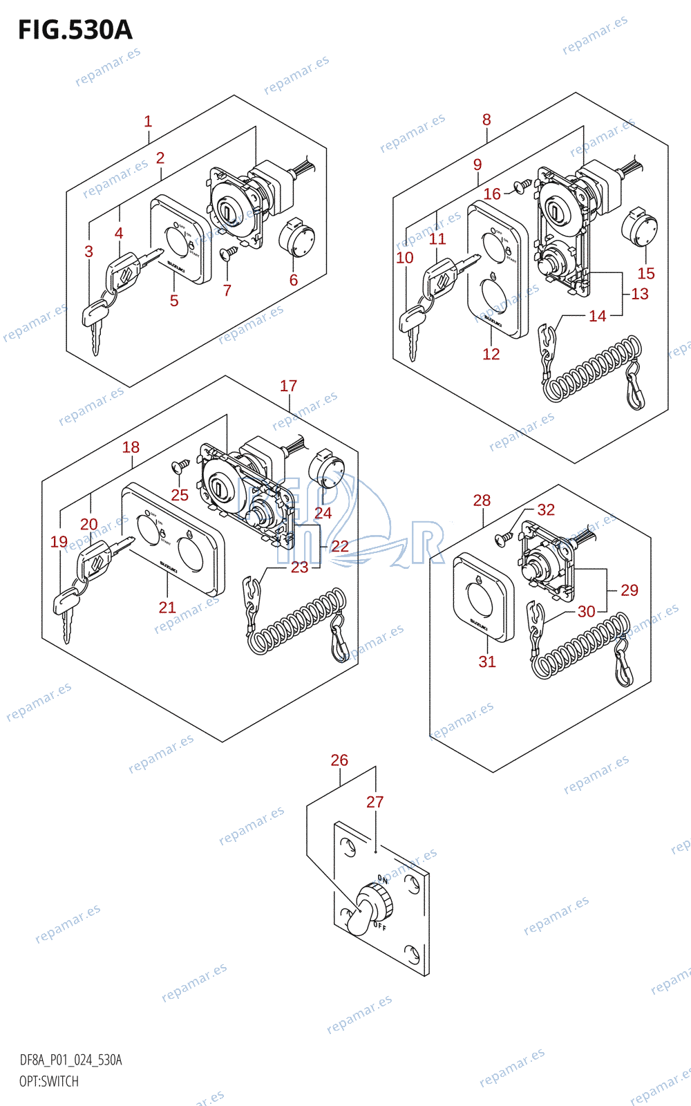 530A - OPT:SWITCH (DF8AR)