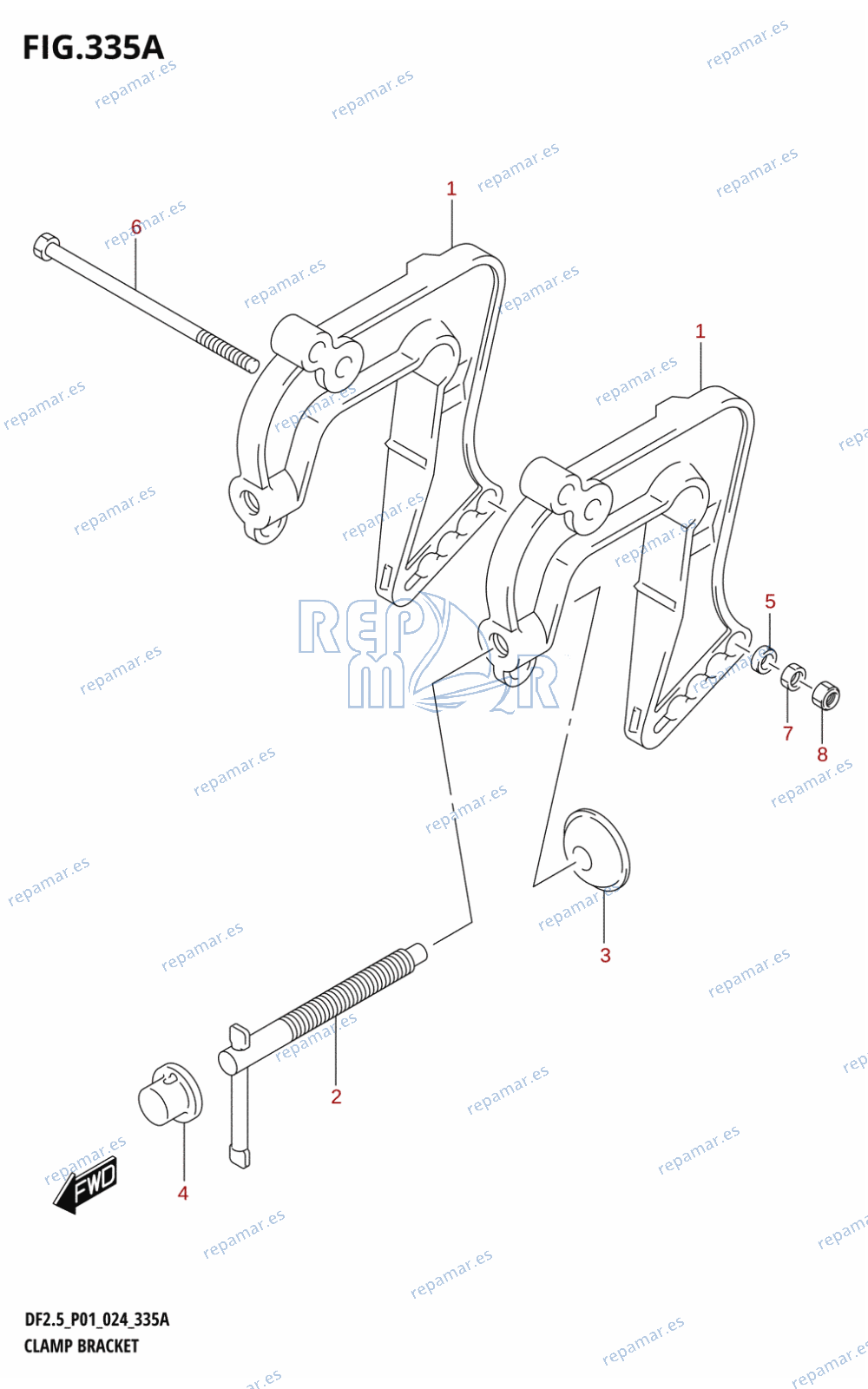 335A - CLAMP BRACKET